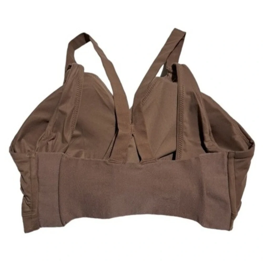 SPANX Women's Bra-Llelujah Mama Nursing Bra Size S Cafe au lait Removable Pads